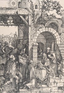 The Adoration of the Magi, från serien The Life of the Virgin, ca. 1502., ca. 1502. av Albrecht Dürer
