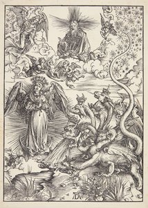 Den apokalyptiska kvinnan av Albrecht Dürer