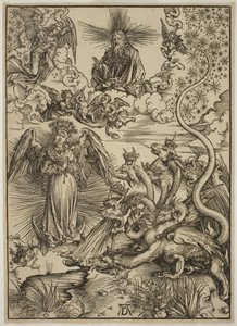 Den apokalyptiska kvinnan av Albrecht Dürer