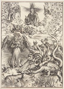 Den apokalyptiska kvinnan av Albrecht Dürer