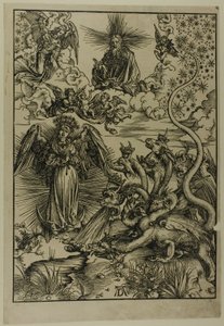 The Apocalyptic Woman, från The Apocalypse av Albrecht Dürer