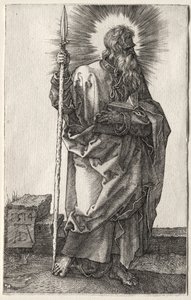 Aposteln Thomas. av Albrecht Dürer