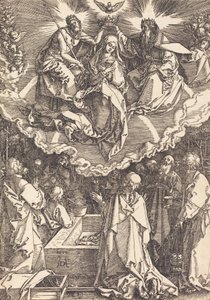 Jungfruns antagande och kröning, 1510. av Albrecht Dürer