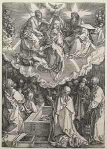 Jungfruns antagande och kröning, 1510. av Albrecht Dürer
