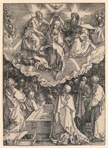 The Assumption of the Virgin, från serien Life of the Virgin av Albrecht Dürer