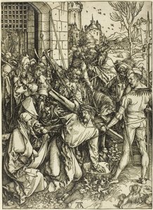 The Bearing of the Cross, från The Large Passion av Albrecht Dürer