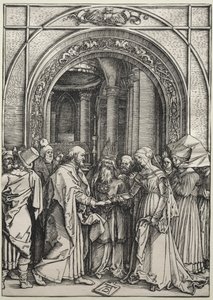 Jungfruns trolovning av Albrecht Dürer