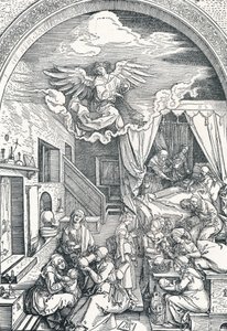 Jungfru Marias födelse, c1503-1504, 1906 av Albrecht Dürer