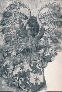 Wilhelms och Wolfgang Roggendorffs vapen, 1520 1906 av Albrecht Dürer