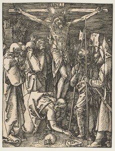Korsfästelsen, från The Small Passion, ca. 1509. av Albrecht Dürer