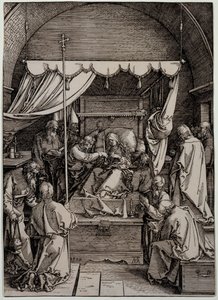 Jungfru Marias död av Albrecht Dürer