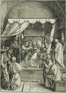 Jungfruns död, från Jungfruns liv av Albrecht Dürer