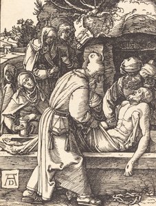 Depositionen, troligen ca. 15091510. av Albrecht Dürer