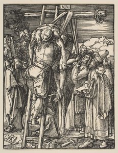 Nedstigningen från korset, från Den lilla passionen, ca. 1509. av Albrecht Dürer