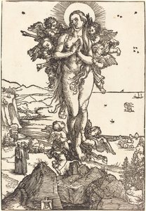 Upphöjelsen av den heliga Maria Magdalena av Albrecht Dürer