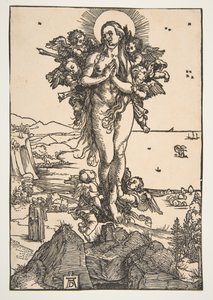 Upphöjelsen av Sankta Maria Magdalena.n.d. av Albrecht Dürer