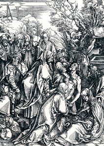 Gravläggningen, 1498 1906 av Albrecht Dürer