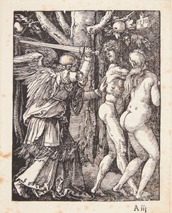 Utdrivningen ur paradiset av Albrecht Dürer