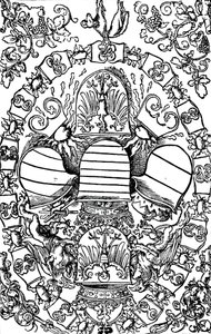 De fem kejserliga vapensköldarna, 1515 1906 av Albrecht Dürer