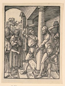 The Flagellation, från The Little Passion-serien av Albrecht Dürer