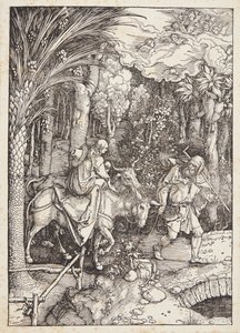 Flygningen till Egypten av Albrecht Dürer