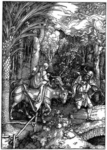 Flygningen till Egypten, 1502-1505, 1936 av Albrecht Dürer