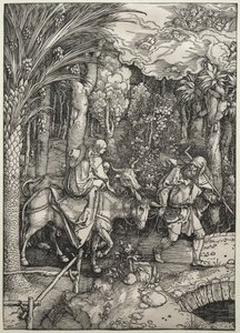 Flygningen till Egypten, ca. 1503-1505. av Albrecht Dürer