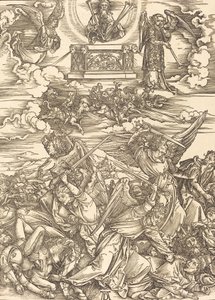 De fyra hämnande änglarna, 1498. av Albrecht Dürer
