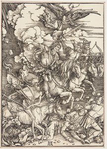 Apokalypsens fyra ryttare av Albrecht Dürer