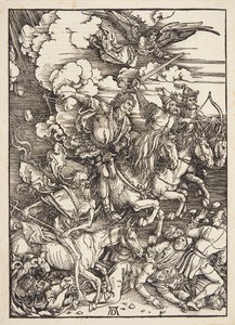 Apokalypsens fyra ryttare av Albrecht Dürer