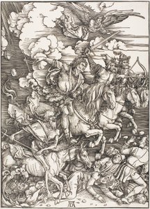 The Four Horsemen of the Apocalypse, från The Apocalypse av Albrecht Dürer