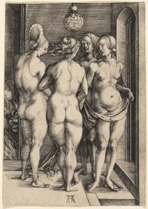 De fyra nakna kvinnorna av Albrecht Dürer