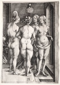 De fyra häxorna (fyra nakna kvinnor) av Albrecht Dürer