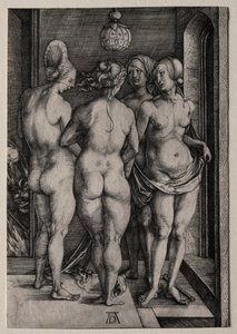 De fyra häxorna (fyra nakna kvinnor) av Albrecht Dürer