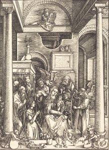 The Glorification of the Virgin, ca. 1504. av Albrecht Dürer