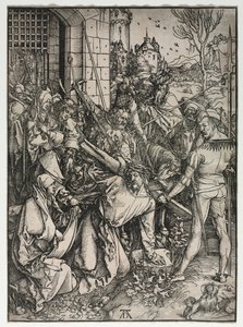Den stora passionen: Kristus som bär korset. av Albrecht Dürer