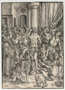 The Great Passion: The Flagellation. av Albrecht Dürer