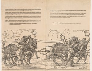 Kejsar Maximilians stora triumfbil av Albrecht Dürer