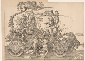 Kejsar Maximilians stora triumfbil, 1523. av Albrecht Dürer