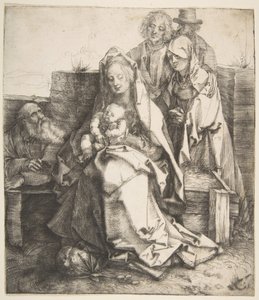 Den heliga familjen, 1512-13. av Albrecht Dürer