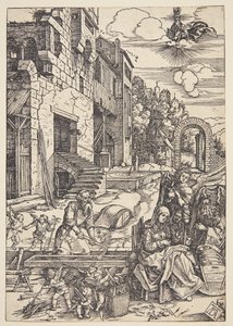 Den heliga familjen i Egypten av Albrecht Dürer