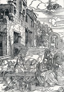 Den heliga familjen i Egypten, c1501-1502, 1906 av Albrecht Dürer
