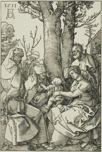 Den heliga familjen med Joachim och Saint Anne av Albrecht Dürer