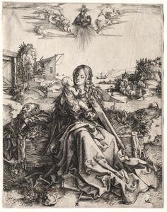 Den heliga familjen med fjärilen av Albrecht Dürer