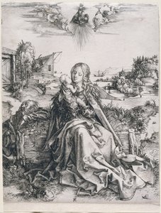 Den heliga familjen med trollsländan av Albrecht Dürer
