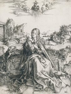 Den heliga familjen med trollsländan av Albrecht Dürer