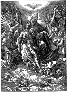 Den heliga treenigheten, 1511, 1936 av Albrecht Dürer