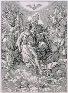 Den heliga treenigheten, pub. 1511 av Albrecht Dürer