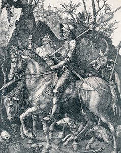 Riddaren, döden och djävulen, 1513 1906 av Albrecht Dürer