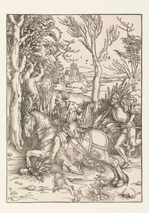 Riddaren och Landsquenet av Albrecht Dürer